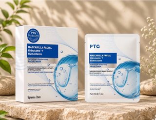 Mascarilla Facial Hidratante PTG (5 unidades)