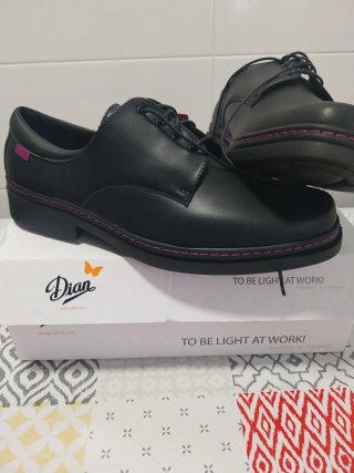 Zapatos de cordones negros Dian Gourmet