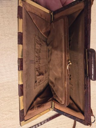 Bolso Vintage de Piel Exótica