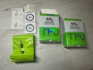 (Nuovo) Pacco di 2 camere d'aria in TPU per MTB da 65 gr.