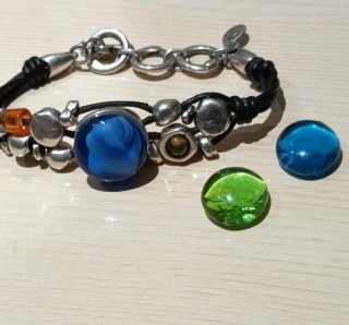 Pulsera Ciclon con abalorios
