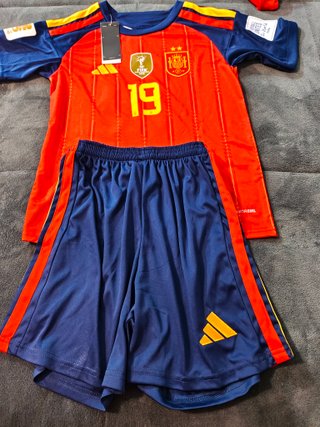 Conjunto Fútbol Niño España Lamine Yamal 8 años