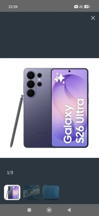 Samsung Galaxy S26 Ultra Violeta
