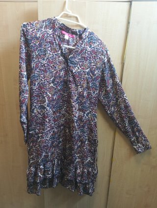 Vestido de entretiempo estampado
