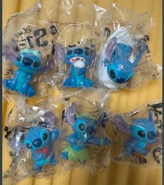 Set de 6 Figuras Stitch Disney Burger King