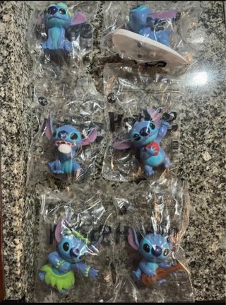 Set de 6 Figuras Stitch Disney Burger King