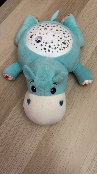 Peluche Hipopótamo Proyector con luz y sonido.