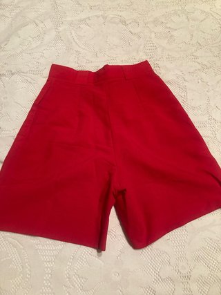 Bermudas Rojas El Corte Inglés Talla 38