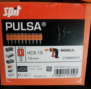 Clavos Spit Pulsa HC6-15 (15mm)
