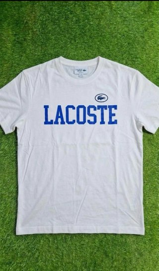 Camiseta Lacoste Blanca Talla XS