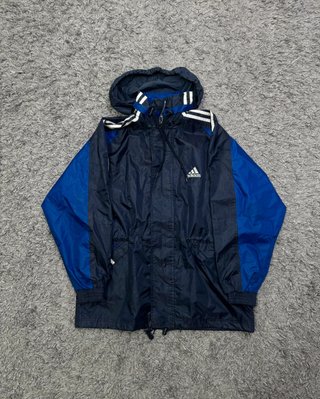 Chaqueta Adidas vintage Y2K capucha extraíble M