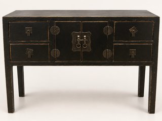 Aparador de madera negro