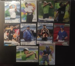 Lote 10 Cromos Upper Deck Goodwin Champions