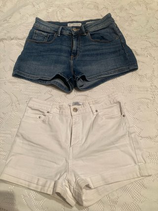 Lote 2 Pantalones Vaqueros Cortos Talla 36