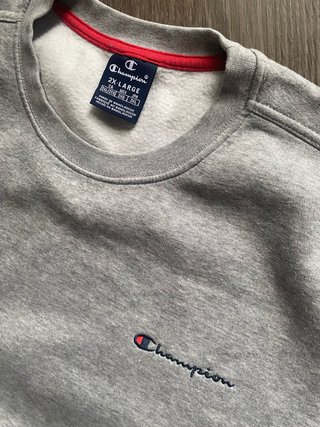 Sudadera Champion Gris Talla XXL