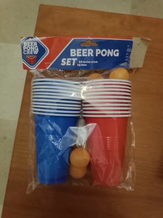 Set de Beer Pong con Vasos y Pelotas