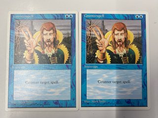 2 Cartas Magic: The Gathering - Counterspell