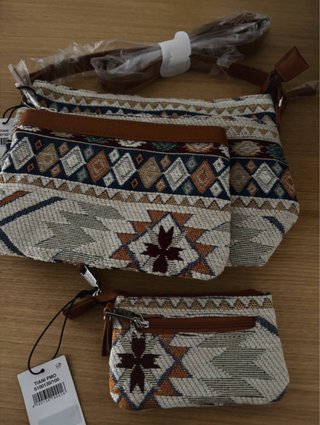 Set de 3 Bolsos Estampados