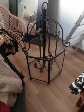 Lámpara de techo estilo farol