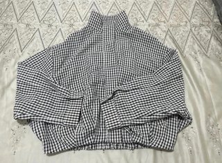 Chaqueta bomber Zara de cuadros