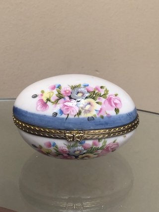 Cajita Joyero de Porcelana
