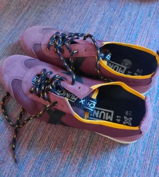 Zapatillas Munich Originals Malva y Amarillo