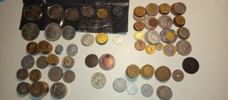 Lote Monedas Antiguas (1878-2001) España y Mundo