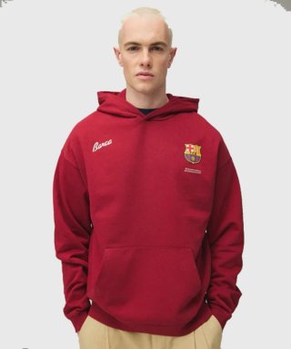 Sudadera con capucha FC Barcelona roja Hoodie Red
