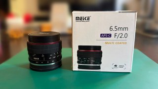 Objetivo Meike 6.5mm Fisheye para Sony E