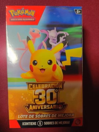 Caja Pokémon 30 Aniversario Lote de Mejora