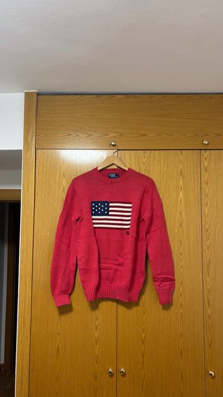 Jersey Ralph Lauren Rojo Bandera Talla S