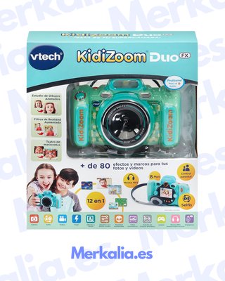 CÁMARA INFANTIL VTECH KIDIZOOM DUO FX AQUAMARINA