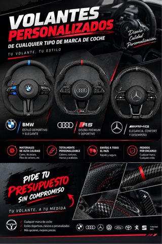 Volantes Personalizados para cualquier coche