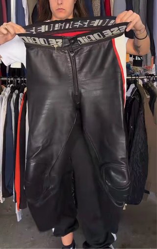Pantalón de Cuero Moto Dainese