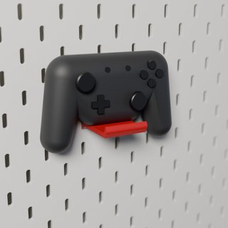 Soporte mando Switch Pro para IKEA Skadis