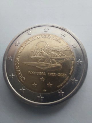 Moneda 2 Euros Portugal 1922-2022