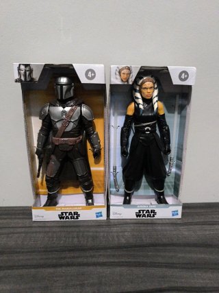 Pack 2 Figuras Star Wars: Mandalorian y Ahsoka
