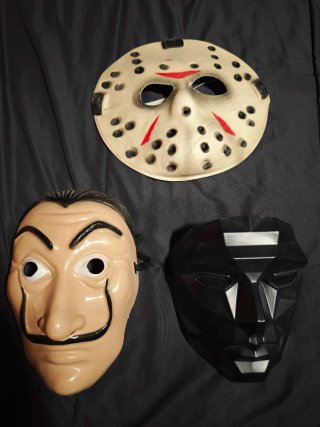 Set de 3 Máscaras de Cine y Series Halloween