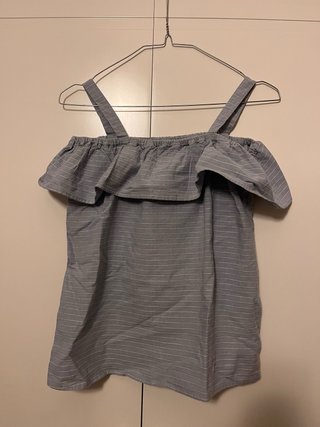 Blusa de tirantes azul