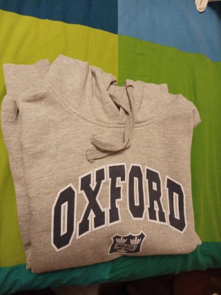 Sudadera Oxford University Gris
