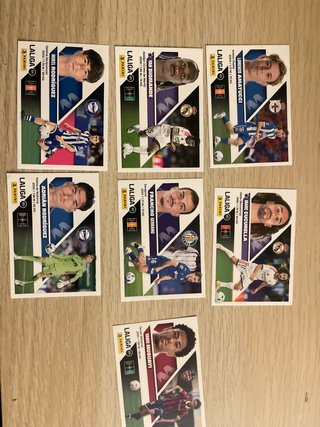 Lote  cromos liga este  2026/27 mari luz