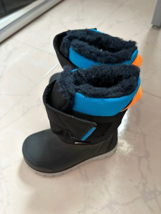 Botas de nieve negras y azules Talla 24