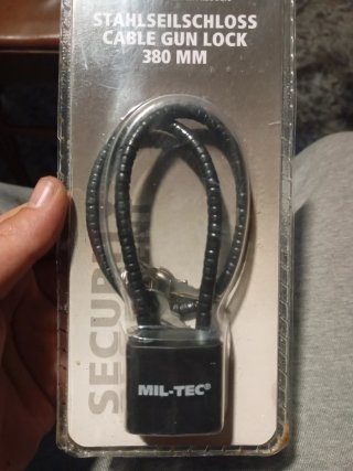 Candado de Cable para Armas Mil-Tec 380 mm