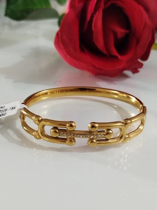Pulsera Unisex Dorada Acero inoxidable