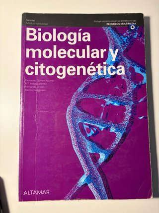Biología molecular y citogenética, Sanidad, Mód...