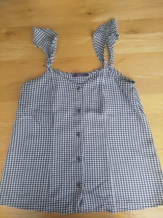 Blusa de cuadros Violeta By Mango