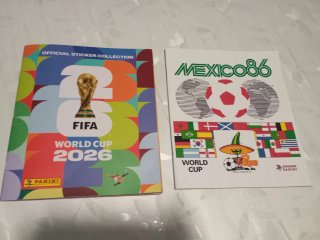 Álbumes México 86 y Mundial 2026