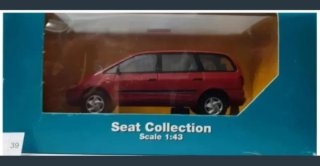 SEAT ALHAMBRA ROJO PRIMERA SERIE ESCALA 1:43