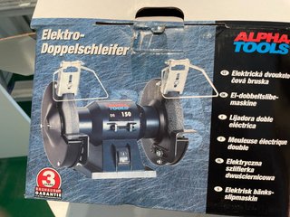 Lijadora Doble Eléctrica Alpha Tools DS 150