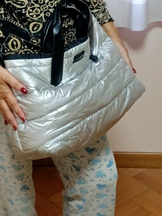 Bolso Tous Plateado Grande
